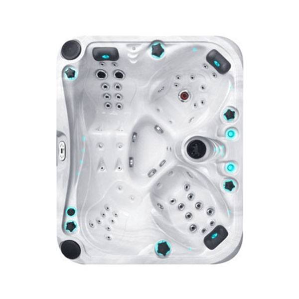 Portable equipped jacuzzi HAPPY