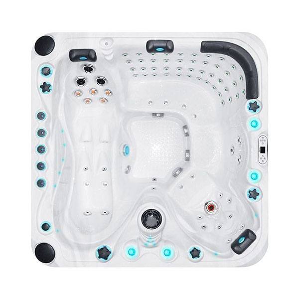 Portable equipped jacuzzi FELICITY MIGHTY WAVE