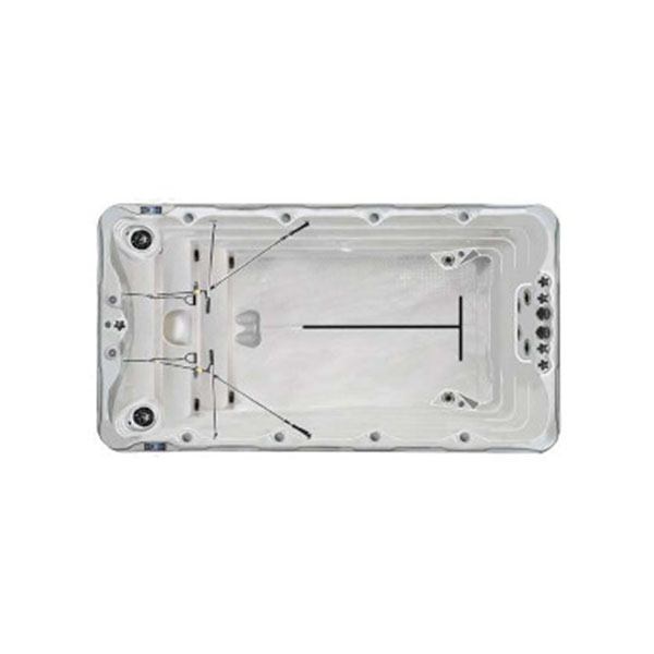 Portable equipped jacuzzi FITNESS 1 Deep
