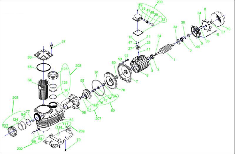 Spare parts for MAXI pump