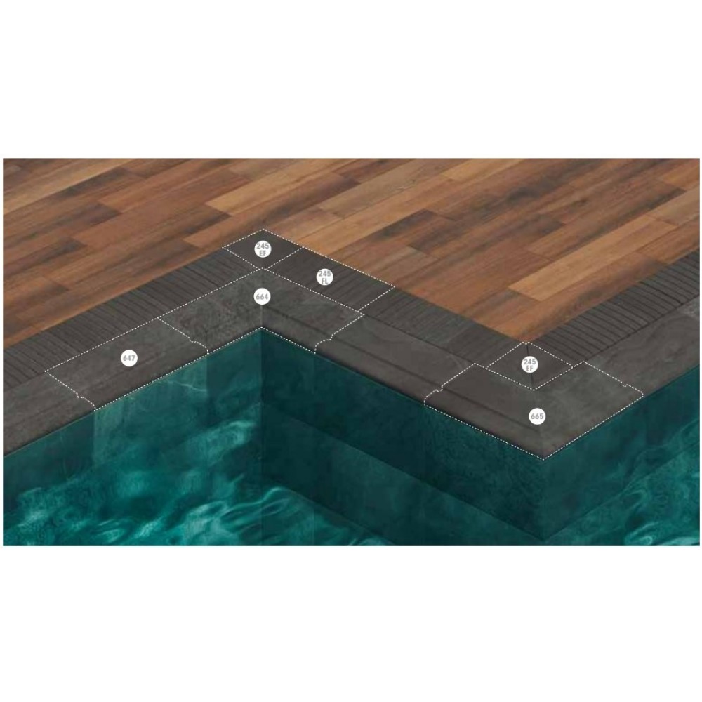 Tiles Overflow Pool side tiles with overflow | Elispools