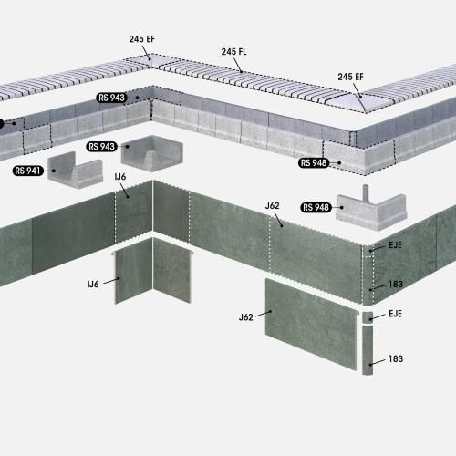 Special tiles system SLIM & SMART